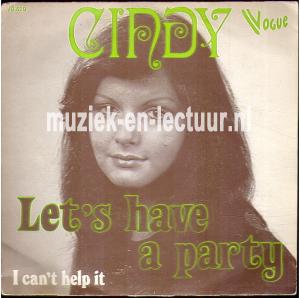 Let's have a party - I can't help it