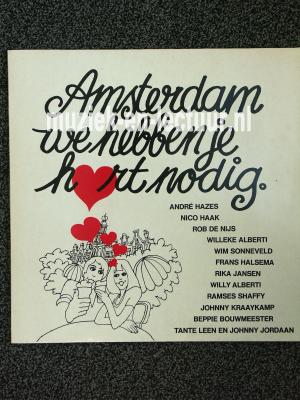 Amsterdam we hebben je hart nodig