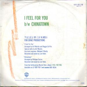 I feel for you - Chinatown