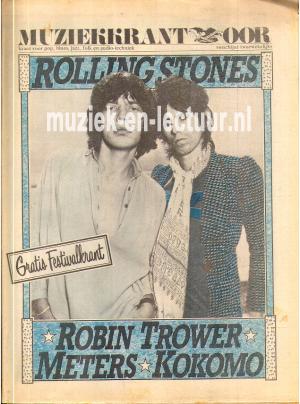 Muziekkrant Oor 1976 nr. festivalkrant