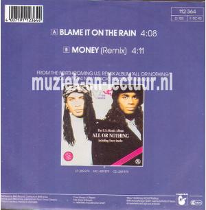 Blame it on the rain - Money