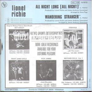 All night long- Wandering stranger