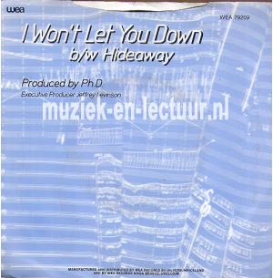 I won't let you down - Hideaway