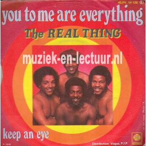 You to me are everything - Keep an eye