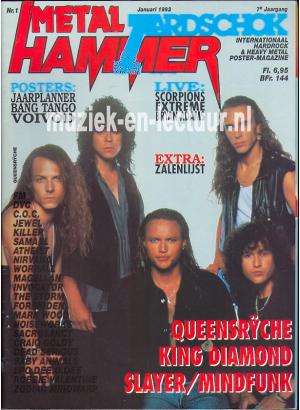 Metal Hammer & Aardschok 1992 nr. 01