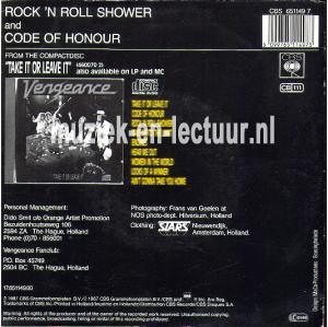 Rock 'n'roll shower - Code of honour