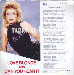 Love blonde - Can you hear it