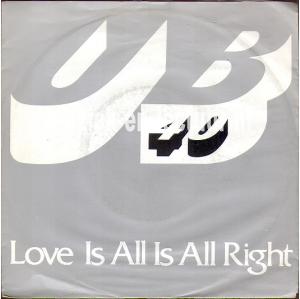 love is all is all right - One a penny