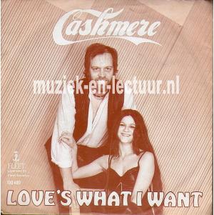 Love's what I want - I need love