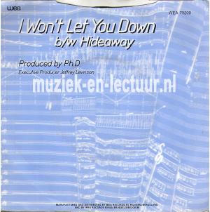 I won't let you down - Hideaway