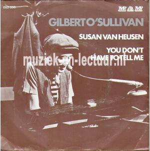 Susan van Heusen - You don't have to tell me