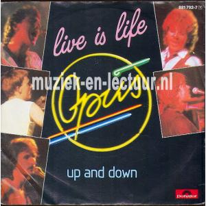 Live is life - Up and down