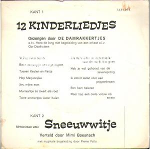 12 kinderliedjes - Sneeuwwitje