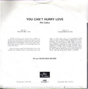You can't hurry love - I cannot believe it's true