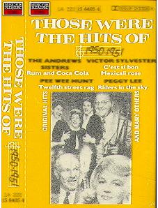 Those were the hits of 1950-1951
