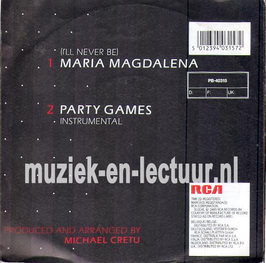 Maria Magdalena - Party games