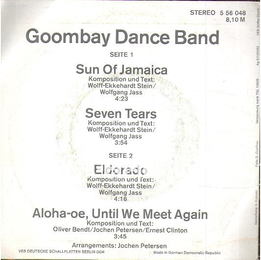 Sun of Jamaica - Seven tears - Eldorado - Aloha oe, until we meet again