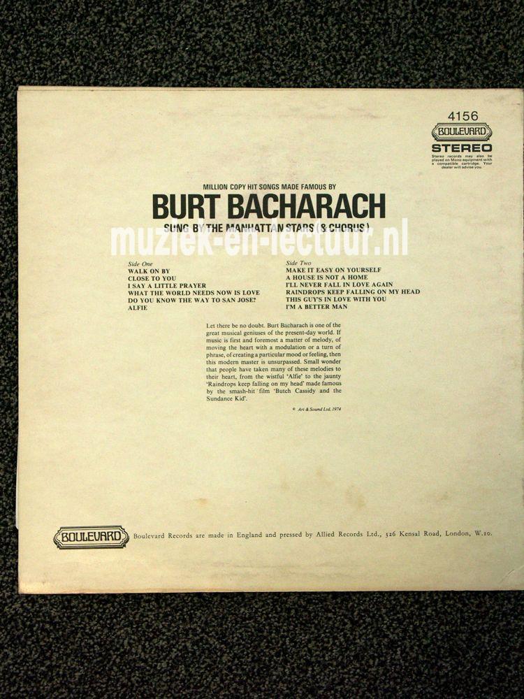 Million copy hit songs made famous by Burt Bacharach