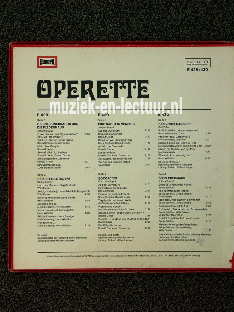 Grosse operettenquerschnitte