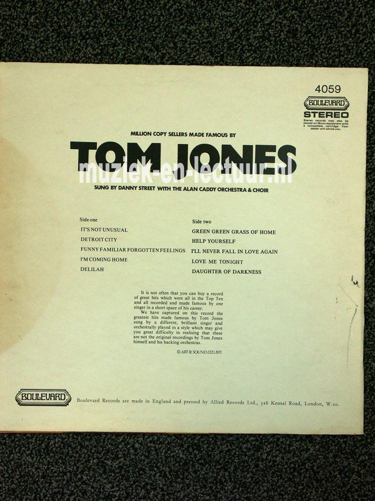 Million copy hit songs made famous by Tom Jones