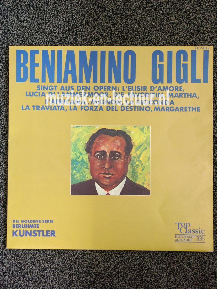 Beniamino Gigli singt aus den opern...