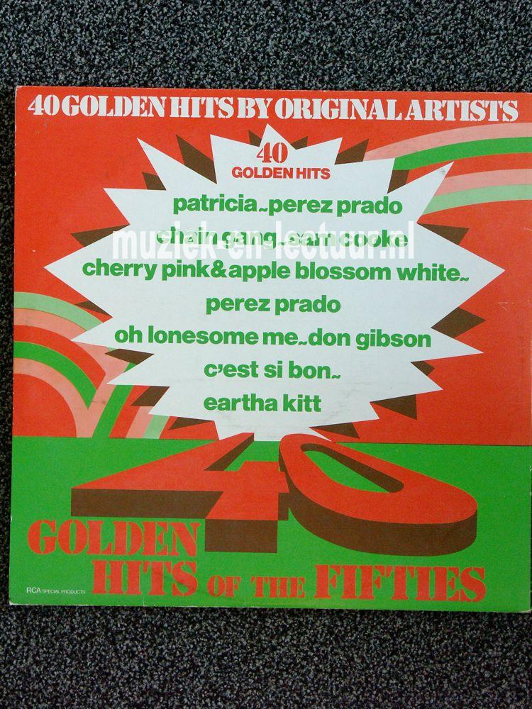 40 golden hits of the fifties