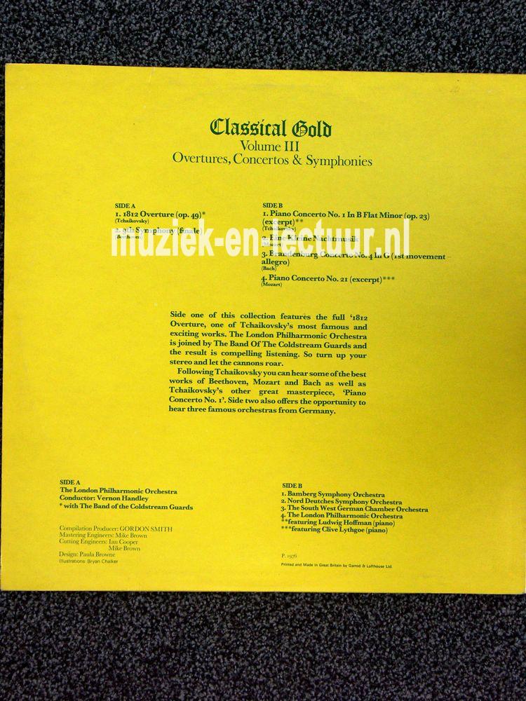 Classic Gold Volume III Overtures, Concertos and Symphonies