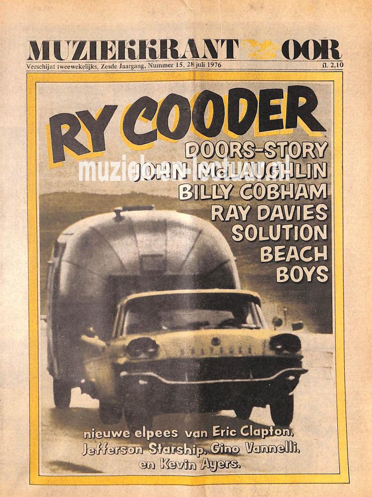 Muziekkrant Oor 1976 nr. 15 Muziekkrant Oor 1976 nr. 15