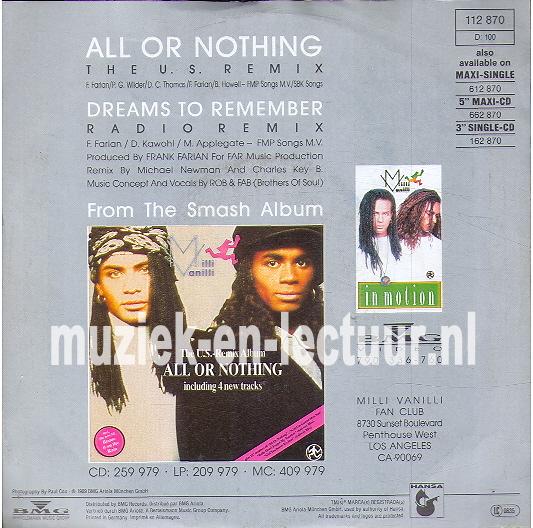 All or nothing - Dreams to remember