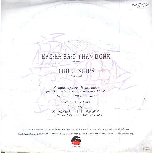 Easier said than done - Three ships