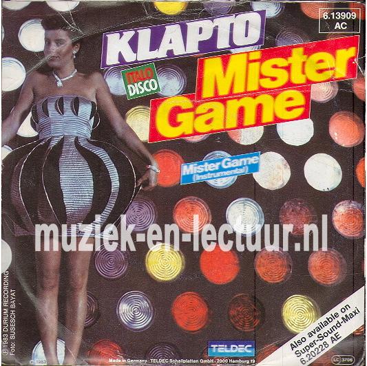 Mister game - Mister game (instr.)