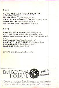 Wings over America, deel 1