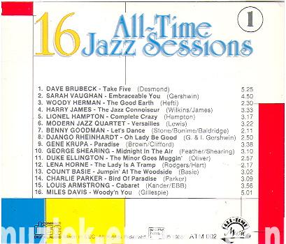 16 All-Time Jazz Sessions – 1