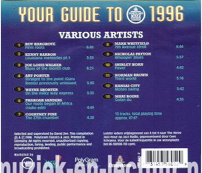 Your Guide To The North Sea Jazz Festival 1996