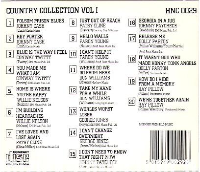 Country collection, volume 1