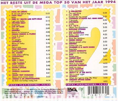 Het beste uit de Mega top 50 van het jaar 1994