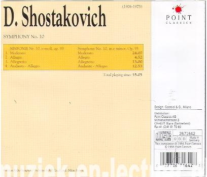 D.Shostakovich: Symphony no. 10