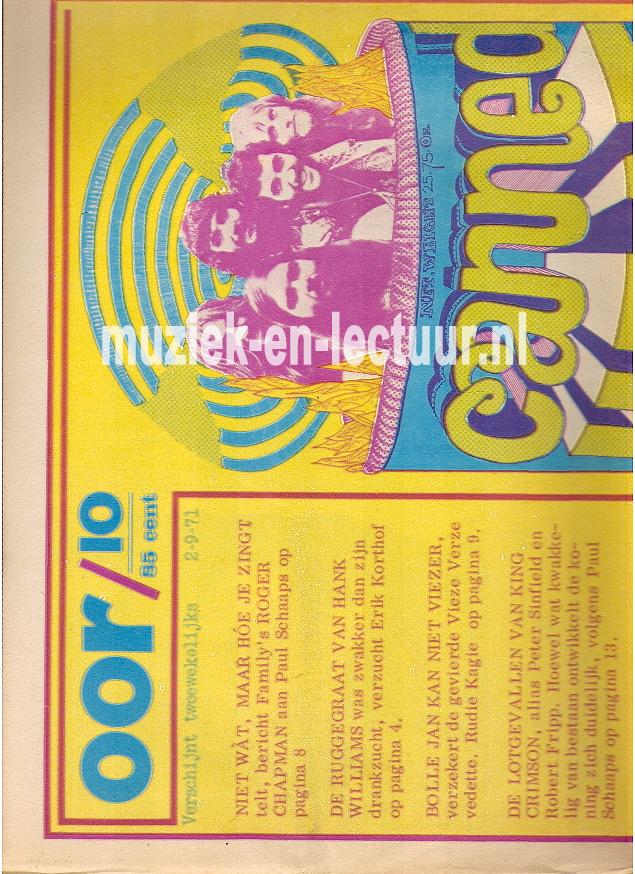 Muziekkrant Oor 1971 nr. 10