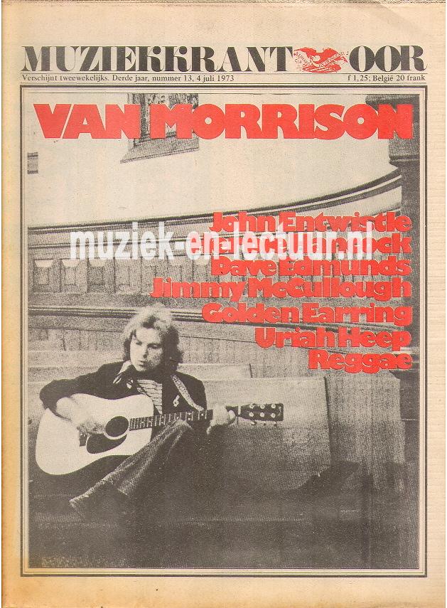 Muziekkrant Oor 1973 nr. 13