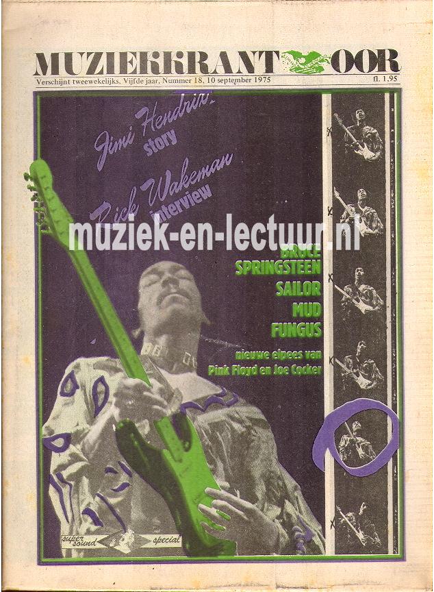 Muziekkrant Oor 1975 nr. 18