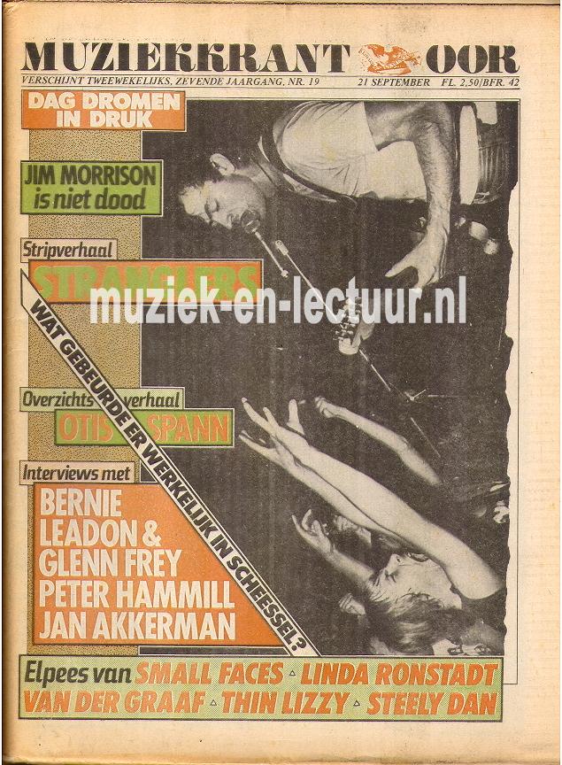 Muziekkrant Oor 1977 nr. 19