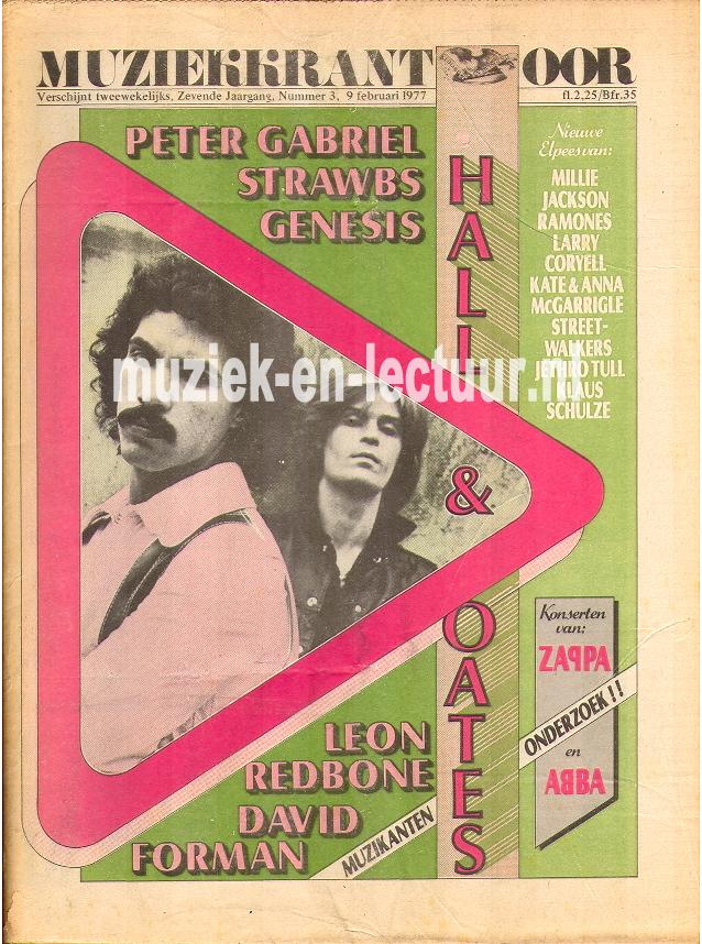 Muziekkrant Oor 1977 nr. 03 Muziekkrant Oor 1977 nr. 03