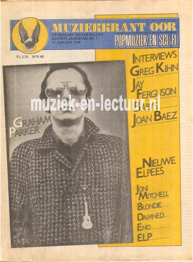 Muziekkrant Oor 1978 nr. 01