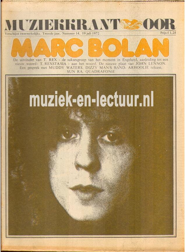 Muziekkrant Oor 1972 nr. 14