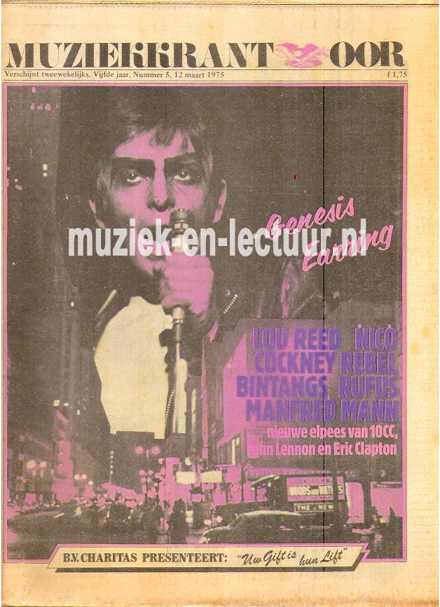 Muziekkrant Oor 1975 nr. 05