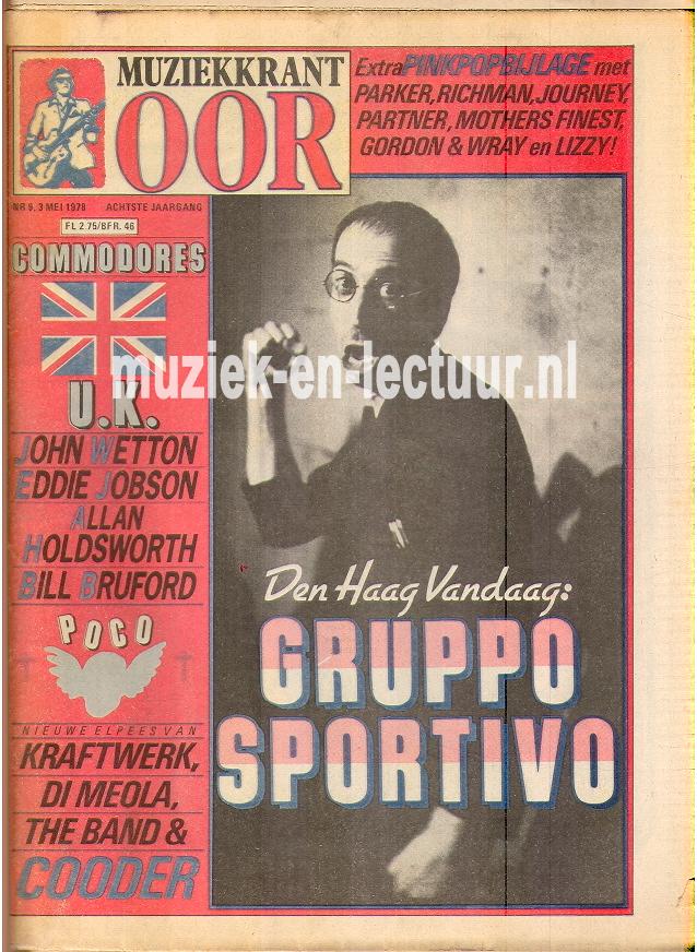 Muziekkrant Oor 1978 nr. 09