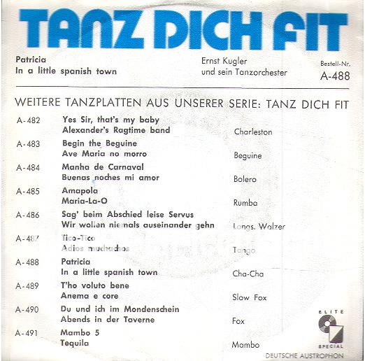 Patricia - In a little Spanish town Patricia - In a little Spanish town