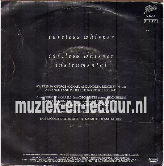 Careless whisper - Careless whisper (instr.)