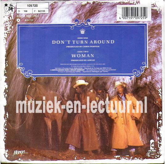 Don't turn around - Woman