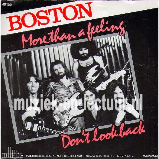 More than a feeling - Don't look back
